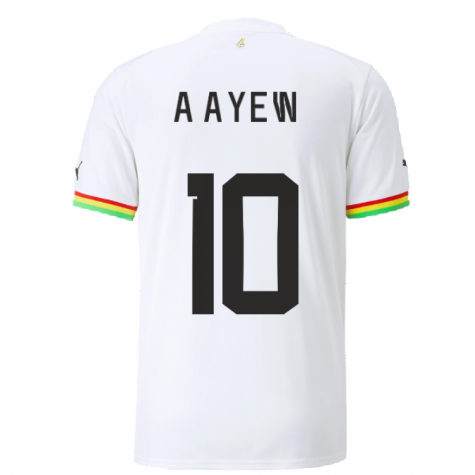 2022-2023 Ghana Home Shirt (A AYEW 10)