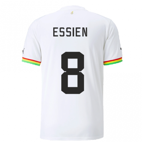 2022-2023 Ghana Home Shirt (ESSIEN 8)