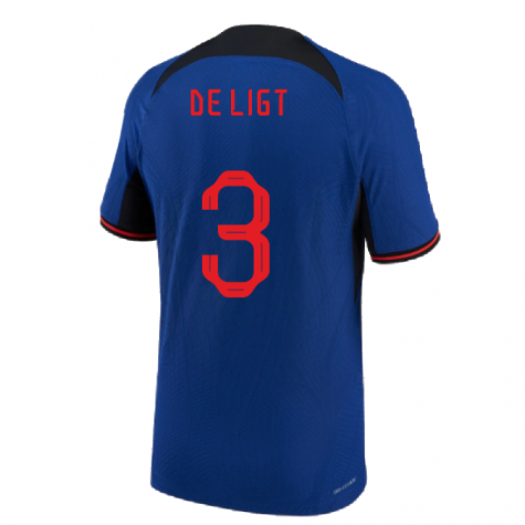 2022-2023 Holland Away Vapor Shirt (De Ligt 3)