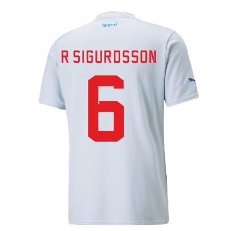 2022-2023 Iceland Away Shirt (R SIGURDSSON 6)