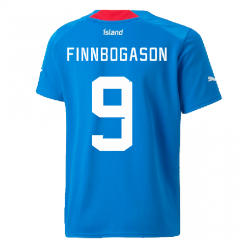 2022-2023 Iceland Home Shirt (Kids) (FINNBOGASON 9)