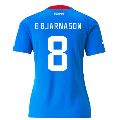 2022-2023 Iceland Home Shirt (Ladies) (B BJARNASON 8)