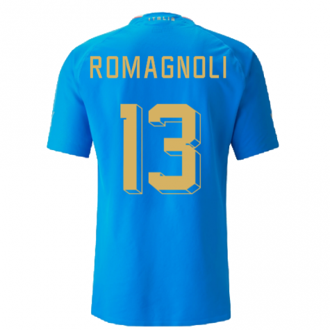 2022-2023 Italy Authentic Home Shirt (ROMAGNOLI 13)