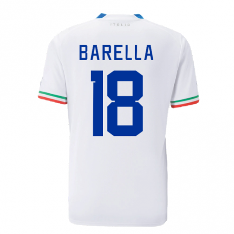 2022-2023 Italy Away Shirt (BARELLA 18)