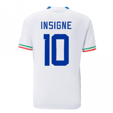 2022-2023 Italy Away Shirt (INSIGNE 10)