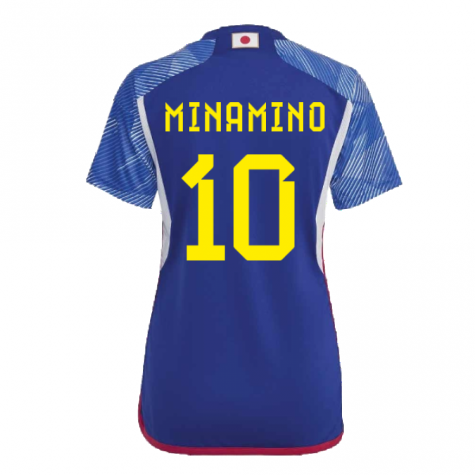 2022-2023 Japan Home Shirt (Ladies) (MINAMINO 10)