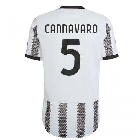 2022-2023 Juventus Authentic Home Shirt (CANNAVARO 5)