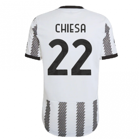 2022-2023 Juventus Authentic Home Shirt (CHIESA 22)