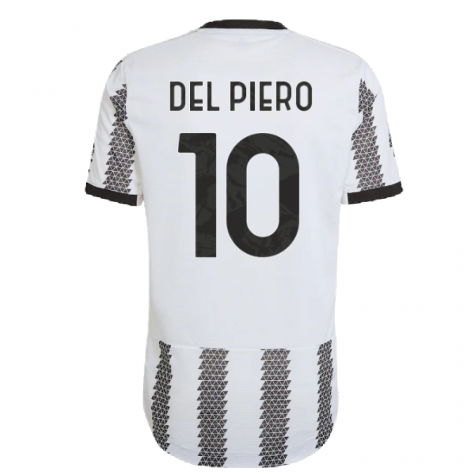 2022-2023 Juventus Authentic Home Shirt (DEL PIERO 10)