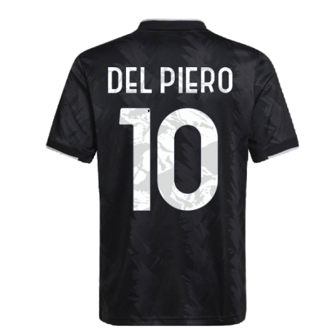 2022-2023 Juventus Away Shirt (Kids) (DEL PIERO 10)