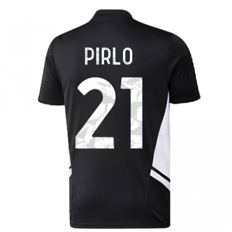 2022-2023 Juventus Training Shirt (Black) (PIRLO 21)