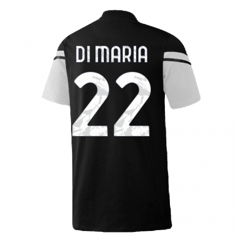 2022-2023 Juventus Training Tee (Black) (DI MARIA 22)