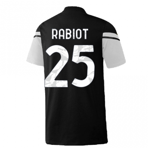 2022-2023 Juventus Training Tee (Black) (RABIOT 25)