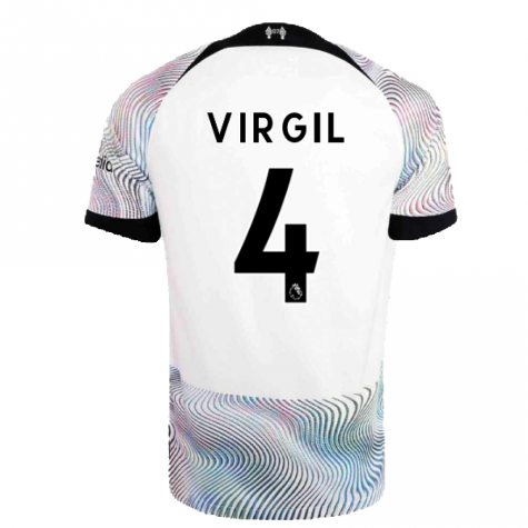 2022-2023 Liverpool Away Shirt (Kids) (VIRGIL 4)