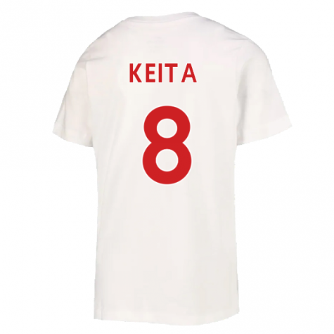 2022-2023 Liverpool Crest Tee (White) (KEITA 8)