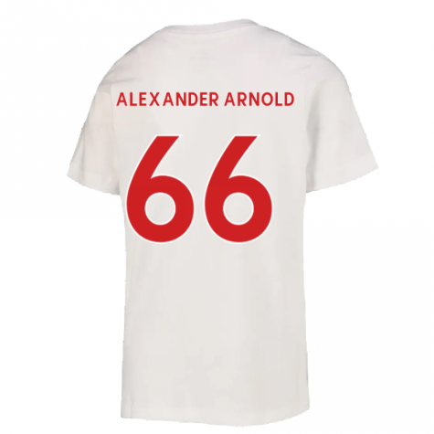 2022-2023 Liverpool Crest Tee (White) - Kids (ALEXANDER ARNOLD 66)