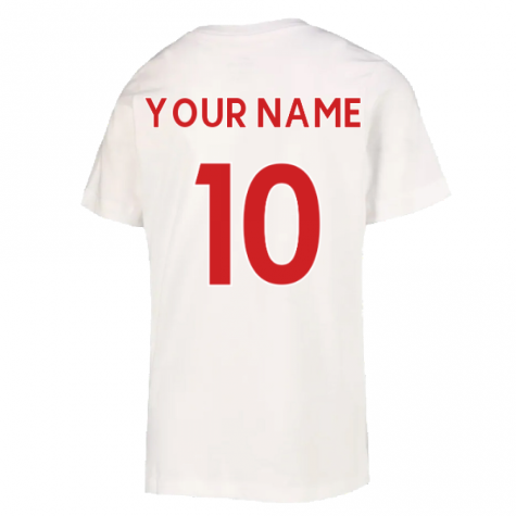 2022-2023 Liverpool Crest Tee (White) (Your Name)