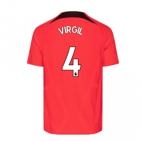 2022-2023 Liverpool Elite Training Shirt (Red) (VIRGIL 4)