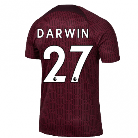 2022-2023 Liverpool Pre-Match Training Shirt (Red) (DARWIN 27)