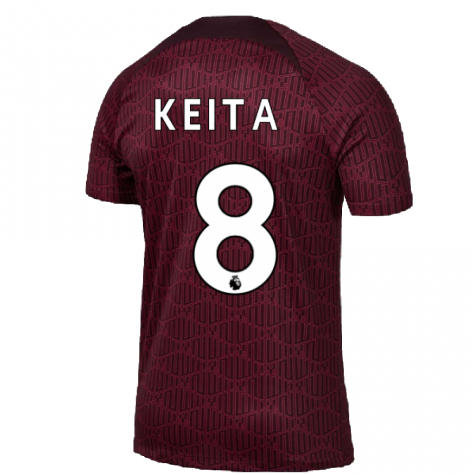 2022-2023 Liverpool Pre-Match Training Shirt (Red) (KEITA 8)