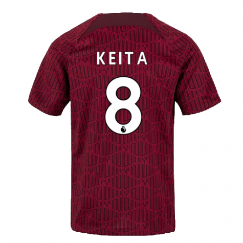 2022-2023 Liverpool Pre-Match Training Shirt (Red) - Kids (KEITA 8)