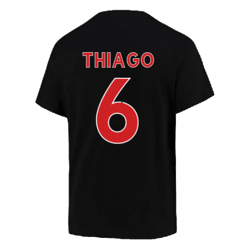 2022-2023 Liverpool Swoosh Tee (Black) (THIAGO 6)