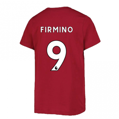 2022-2023 Liverpool Swoosh Tee (Red) - Kids (FIRMINO 9)