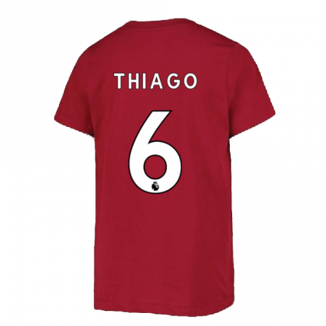 2022-2023 Liverpool Swoosh Tee (Red) - Kids (THIAGO 6)