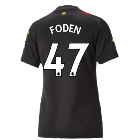 2022-2023 Man City Away Shirt (Ladies) (FODEN 47)