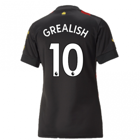 2022-2023 Man City Away Shirt (Ladies) (GREALISH 10)