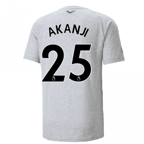 2022-2023 Man City Casuals Tee (Light Grey) (AKANJI 25)