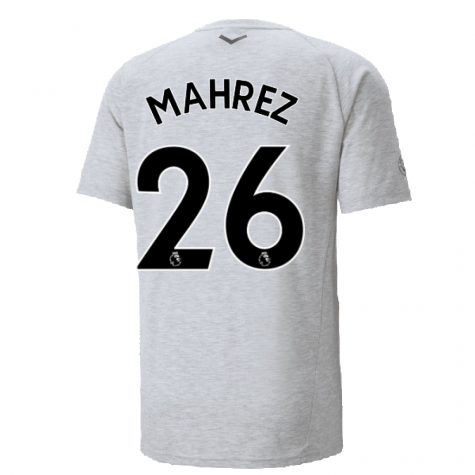 2022-2023 Man City Casuals Tee (Light Grey) (MAHREZ 26)