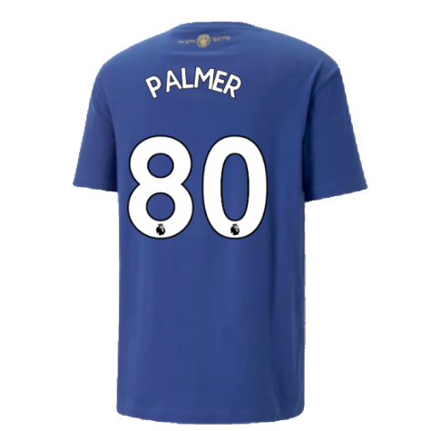 2022-2023 Man City Chinese New Year Graphic Tee (Blue) (Palmer 80)