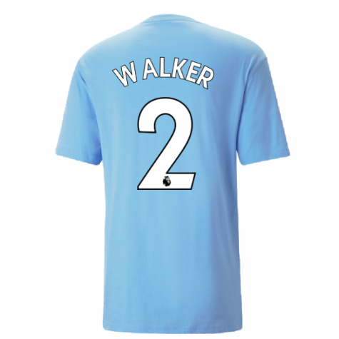 2022-2023 Man City FtblCulture Tee (Blue) (WALKER 2)