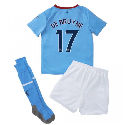 2022-2023 Man City Home Mini Kit (DE BRUYNE 17)