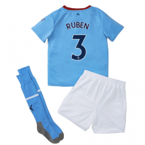 2022-2023 Man City Home Mini Kit (RUBEN 3)