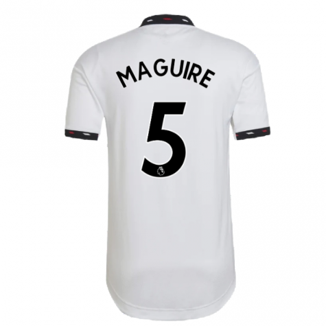 2022-2023 Man Utd Authentic Away Shirt (MAGUIRE 5)