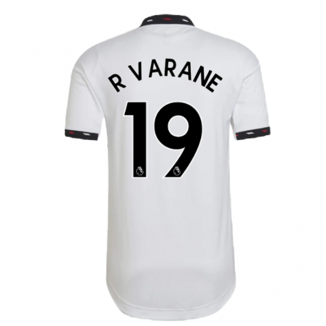 2022-2023 Man Utd Authentic Away Shirt (R VARANE 19)