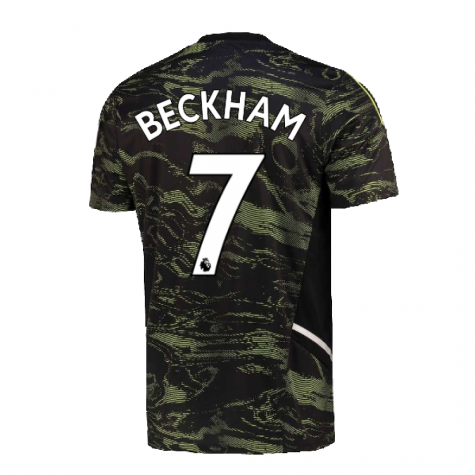 2022-2023 Man Utd EU Training Jersey (Solar Slime) (BECKHAM 7)