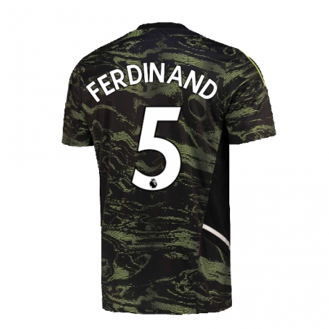 2022-2023 Man Utd EU Training Jersey (Solar Slime) (FERDINAND 5)