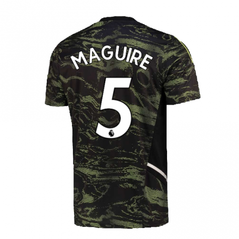 2022-2023 Man Utd EU Training Jersey (Solar Slime) (MAGUIRE 5)