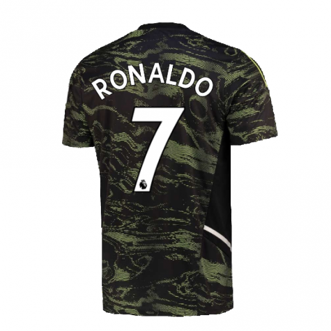 2022-2023 Man Utd EU Training Jersey (Solar Slime) (RONALDO 7)