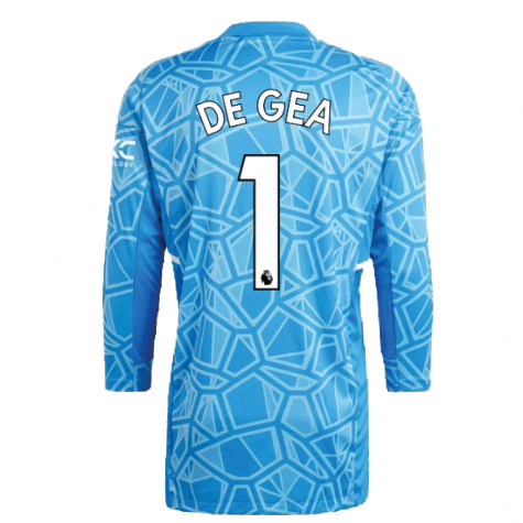 2022-2023 Man Utd Home Goalkeeper Shirt (Blue) (DE GEA 1)