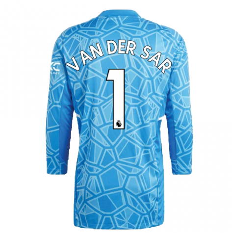 2022-2023 Man Utd Home Goalkeeper Shirt (Blue) (VAN DER SAR 1)