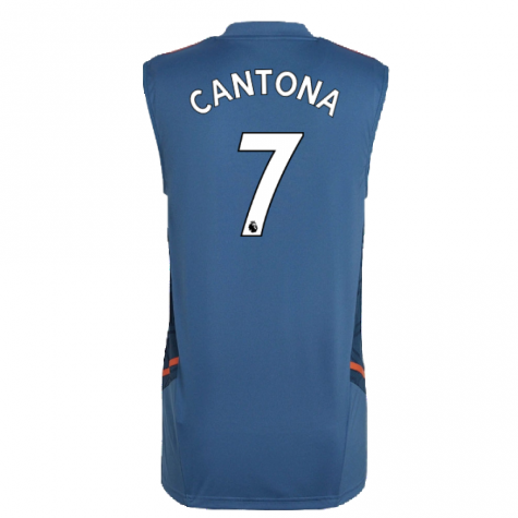 2022-2023 Man Utd Sleeveless Jersey (Blue) (CANTONA 7)