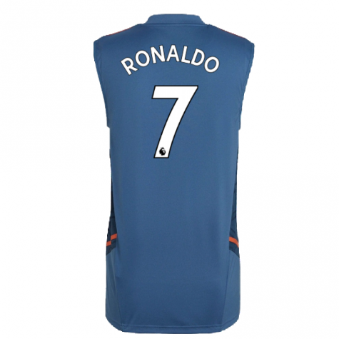 2022-2023 Man Utd Sleeveless Jersey (Blue) (RONALDO 7)