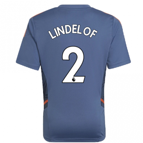 2022-2023 Man Utd Training Shirt (Blue) - Kids (LINDELOF 2)