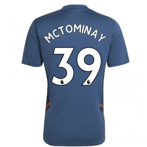 2022-2023 Man Utd Training Shirt (Blue) (McTOMINAY 39)