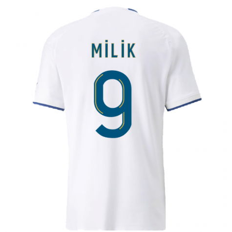 2022-2023 Marseille Authentic Home Shirt (MILIK 9)