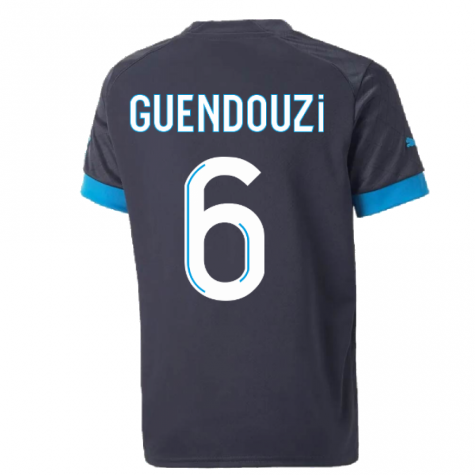 2022-2023 Marseille Away Shirt (Kids) (GUENDOUZI 6)